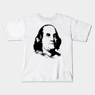 Benjamin Franklin Portrait Kids T-Shirt